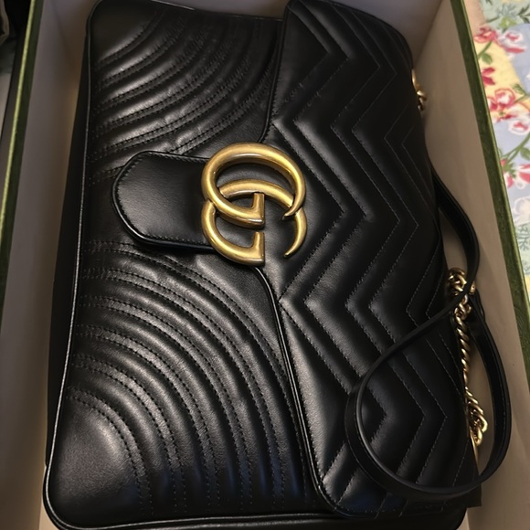 Gucci Gg marmont large handbag new - Picture 13 of 16